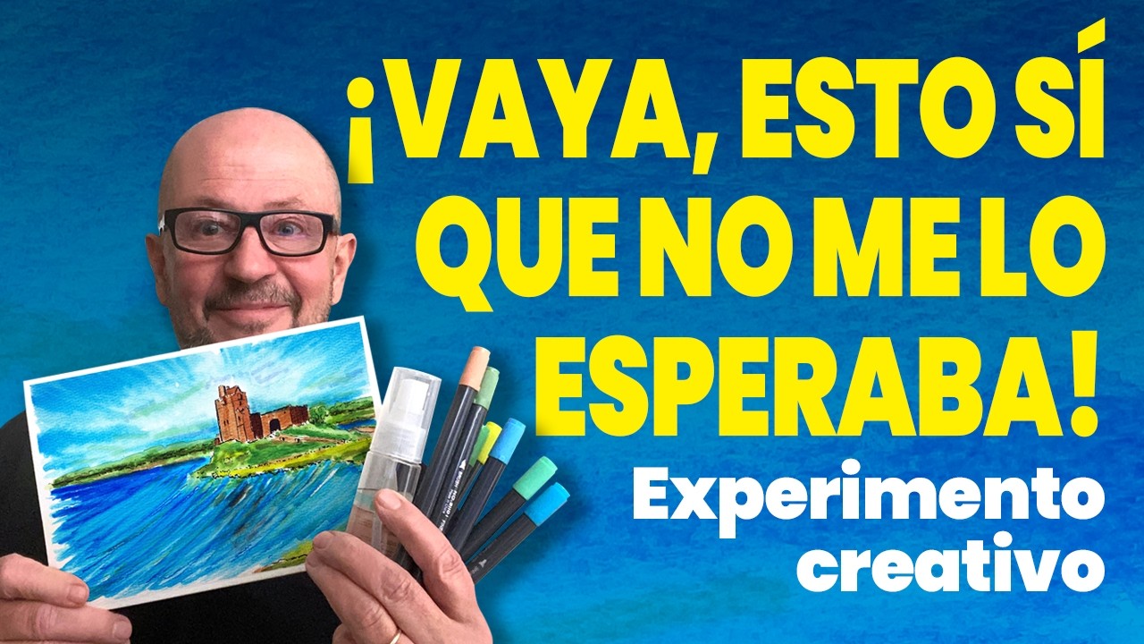 ROTULADORES ACUARELABLES | Sketch experimental ¡FINAL INESPERADO!