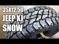 Cooper Discoverer ST Maxx Studded 35s Testing on Ice and Snow: Jeep Cherokee XJ 2.5 Turbo Diesel