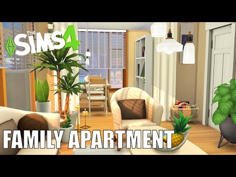 Bright Family Apartment ? The Sims 4 // 404 Pinecrest Apartments : Renovation Speed Build