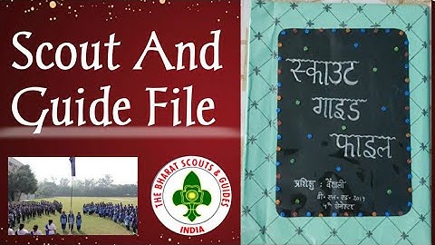 स्काउट एंड गाइड फाइल कैसे बनाएं || Scouts and Guide file for D.El.Ed./ B.Ed.