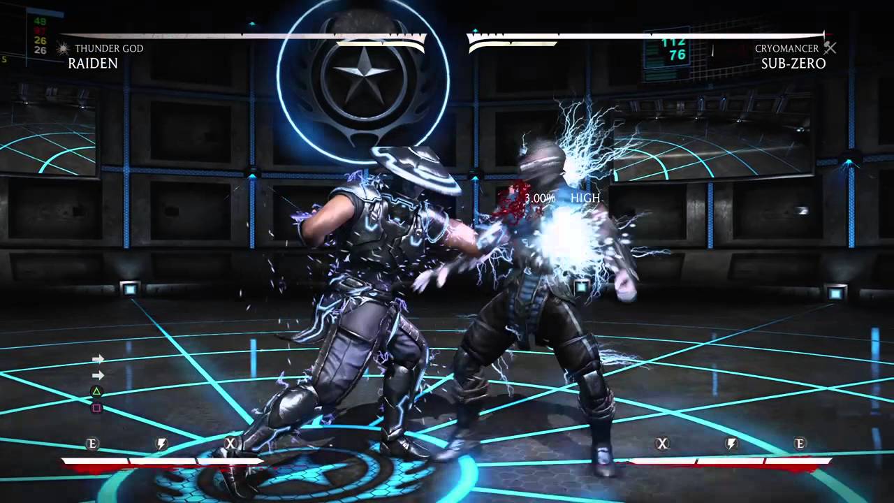 Raiden short combo (thunder god)