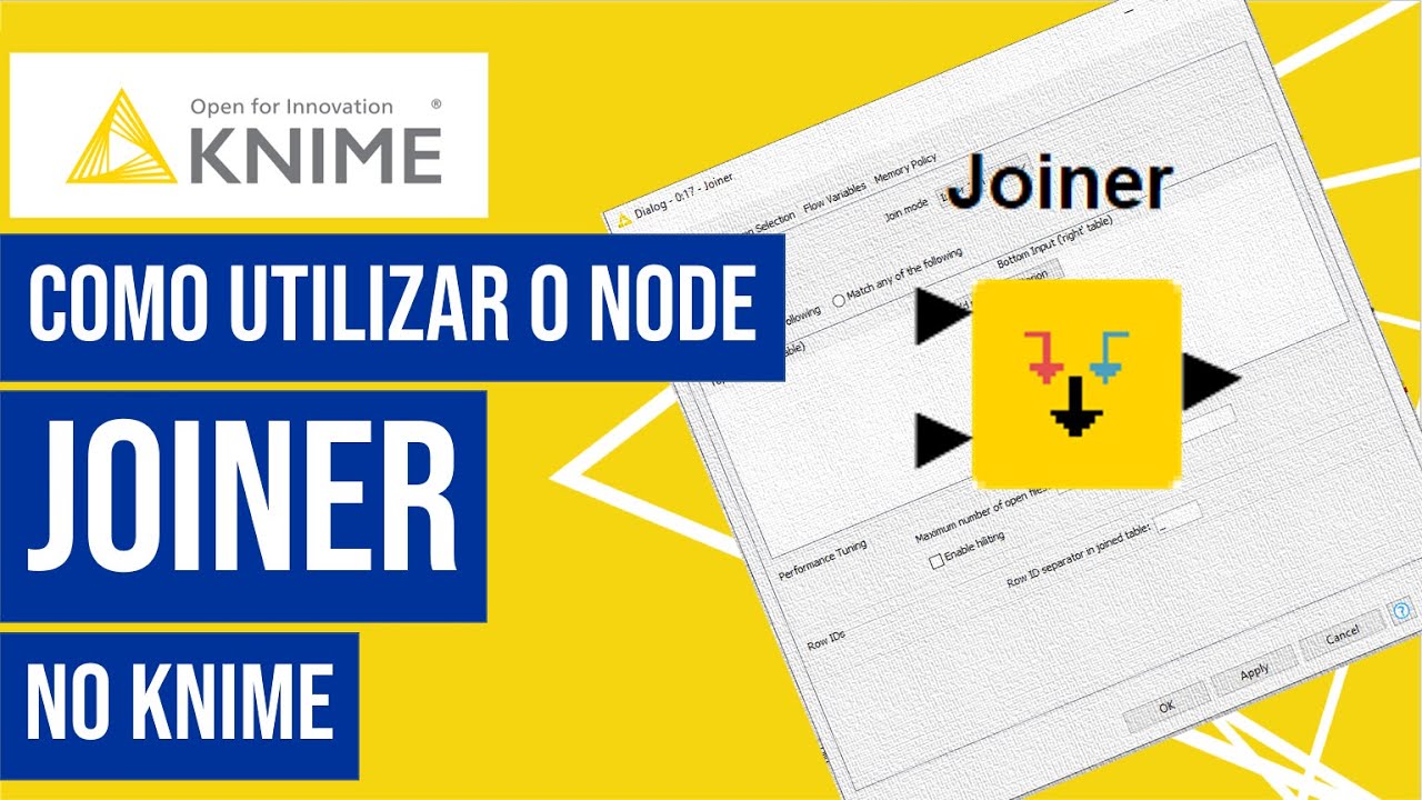 Como Utilizar o Node Joiner no KNIME