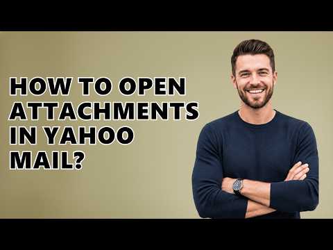 How To Open Attachments In Yahoo Mail?