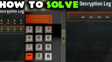 How to Solve Decryption Log  in Block ops 6" Campaign