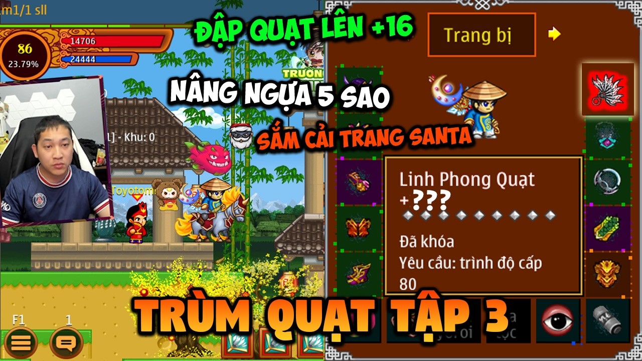 Trùm Quạt Tập 3: Nâng Ngựa 5 Sao, Đập Quạt Lên +16, Sắm Cải Trang Cho CAN2026 | Ninja School Online