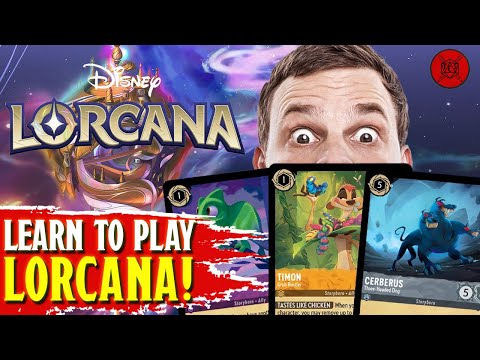 How To Play Disney Lorcana! Full Gameplay Reveal with Designer Ryan Miller!