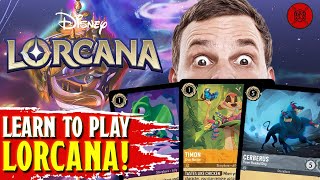 How To Play Disney Lorcana! Full Gameplay Reveal with Designer Ryan Miller!