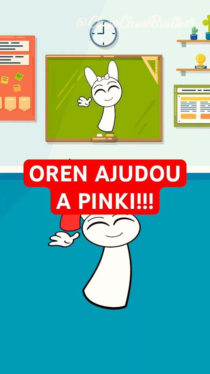 OREN AJUDOU A PINKI #mayumigames #youtubeshorts #sprunki