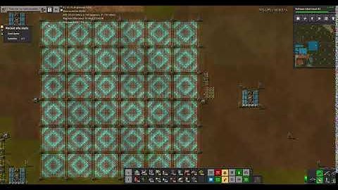 Huge Lamp Array (Factorio)