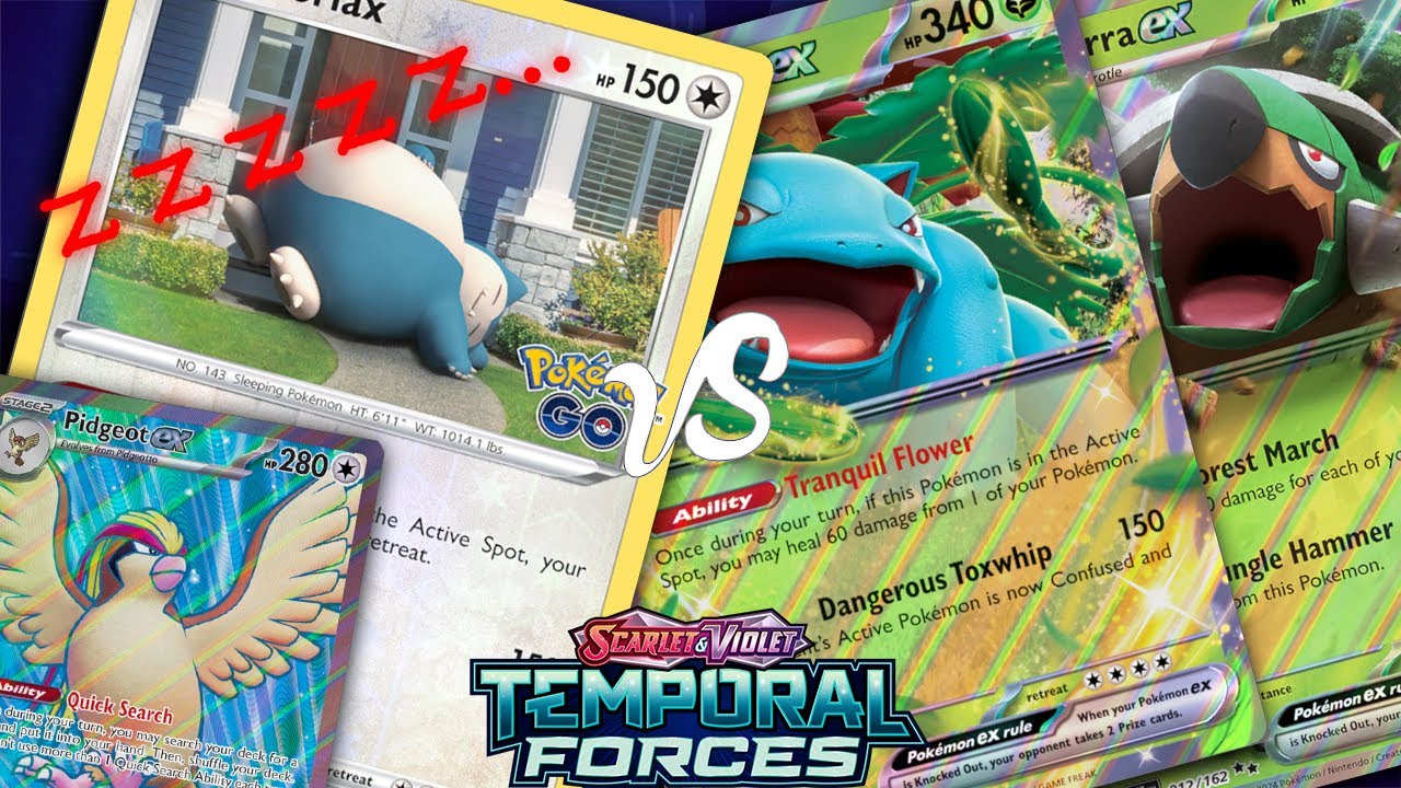 Deck Snorlax Stall vs Venusaur x Torterra EX Pokemon TCG Live Español