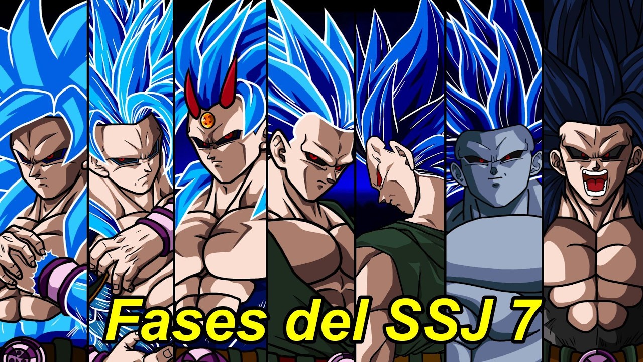 Goku AF con las Fases del SSJ 7.