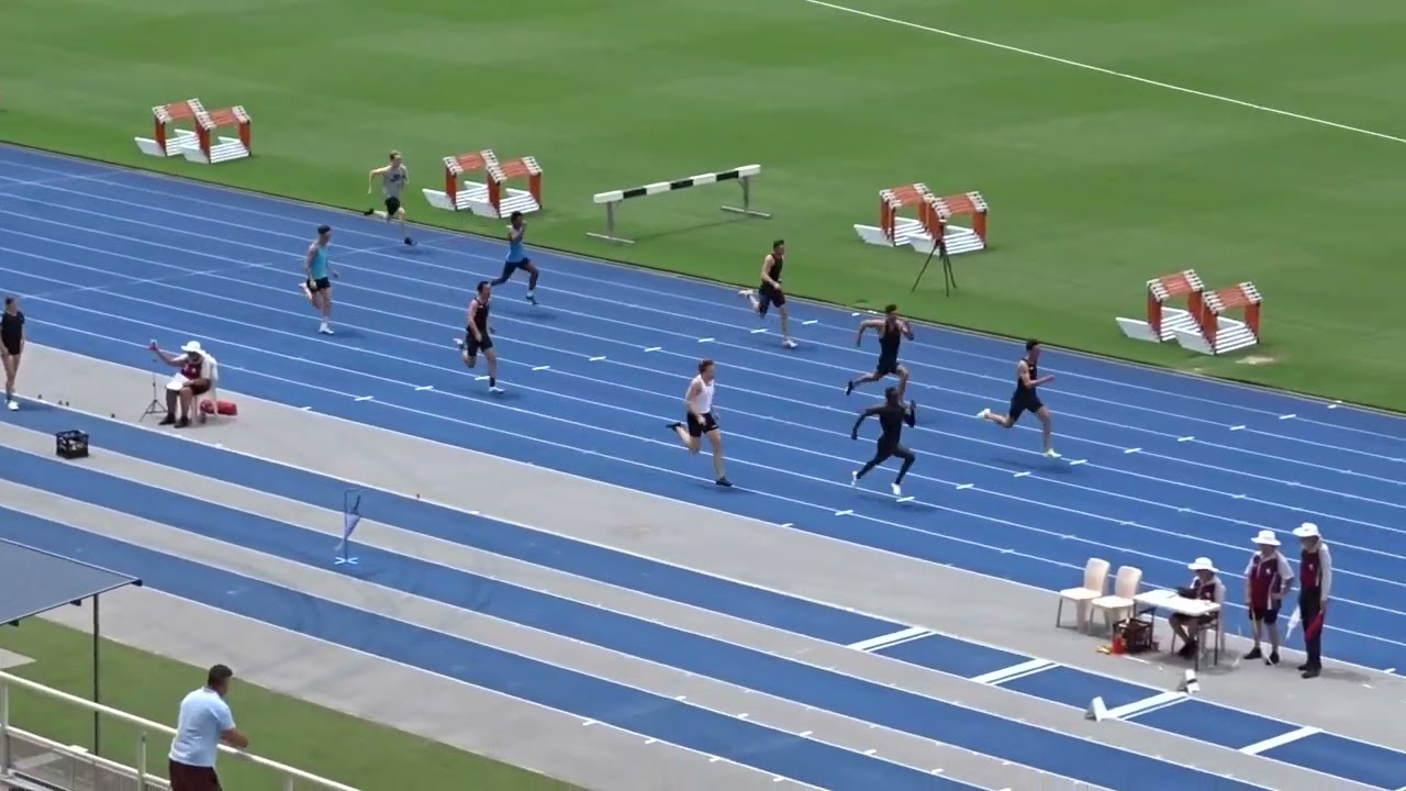 Ht7. 200m Open Men, 2022 QLD Athletics Championships, Brisbane 6/03/2022