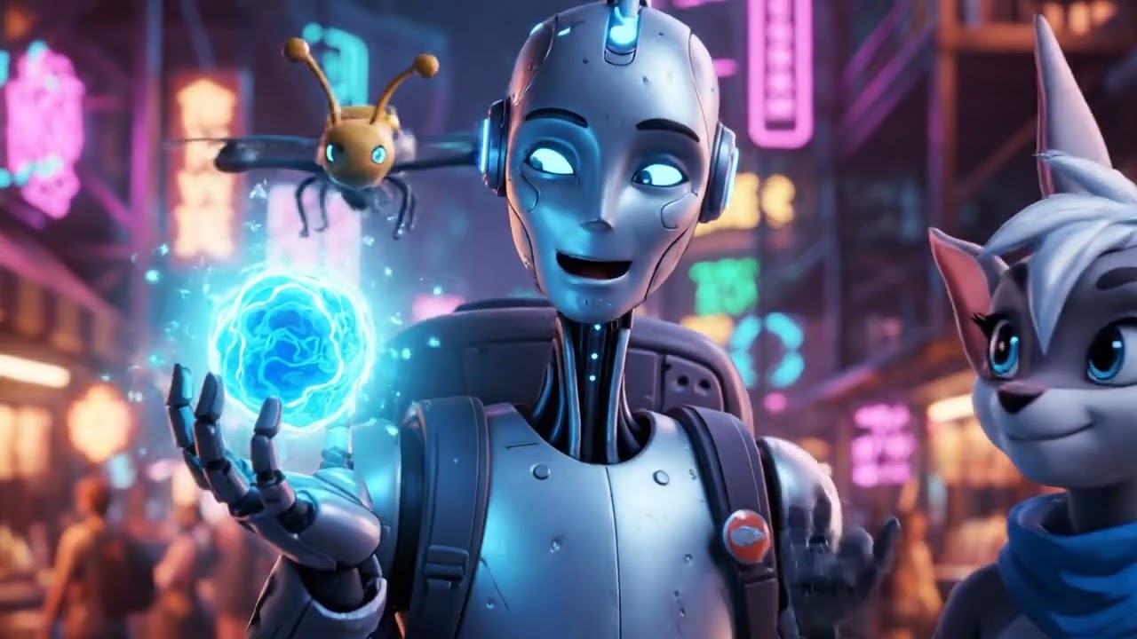 Industrial Channel  Lowpoly Neon Market Chase Adventure