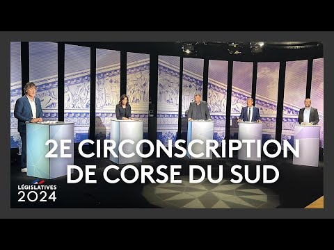 Image du reportage 25 Juin 2024 : Débat de la 2e circonscription de Corse du Sud (France 3 Corse ViaStella)