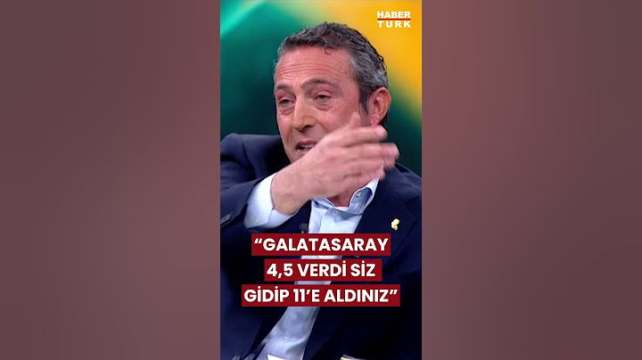 Aziz Yıldırım: Galatasaray 4,5 verdi siz gidip 11'e aldınız #alikoç #azizyıldırım #fenerbahçe