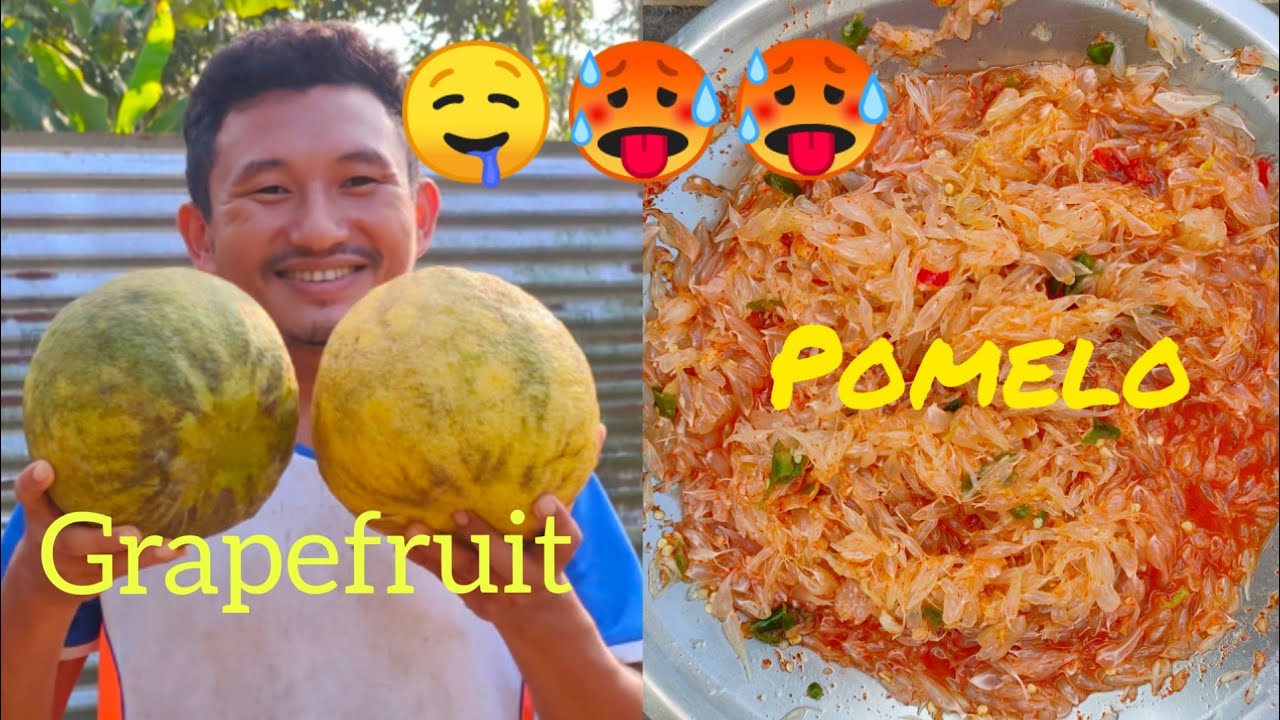 Eating Pomelo🤤Fun Basumatary YouTube