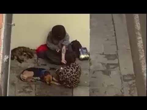 Video Firenze, il consumo di eroina in pieno giorno dietro la chiesa a pochi metri da via Palazzuolo