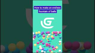 How To Make An Endless Fountain Of Balls - GDevelop