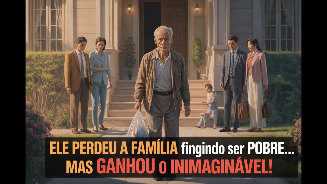 Quando ele se fez de pobre, perdeu a família… mas ganhou algo que ninguém esperava