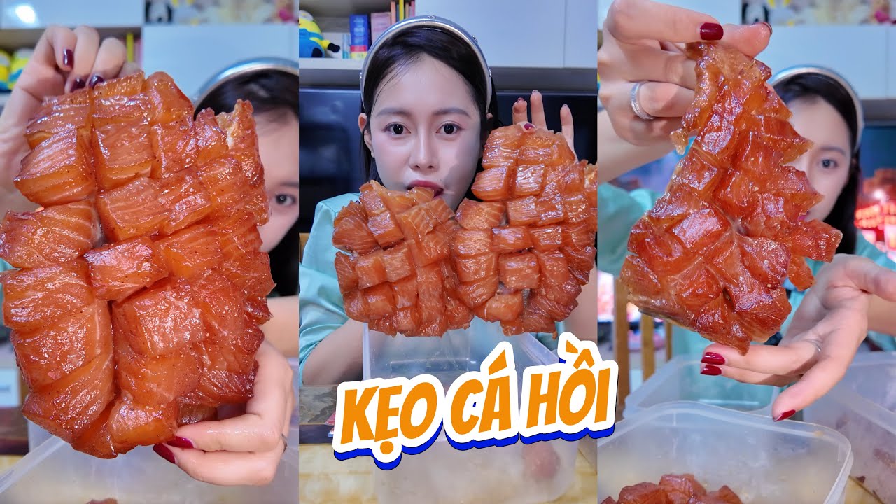 Làm Thành Công Kẹo Cá Hồi Rồi Bà Con Ơi !!!!