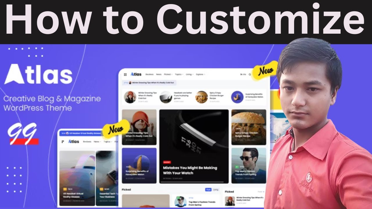 Atlas Creative Blog News Wordpress Theme