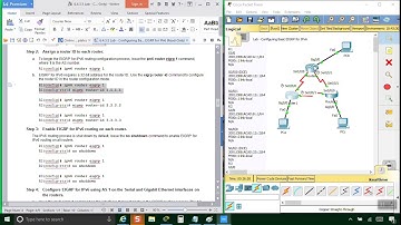 Lab - Configuring Basic EIGRP for IPv6 3