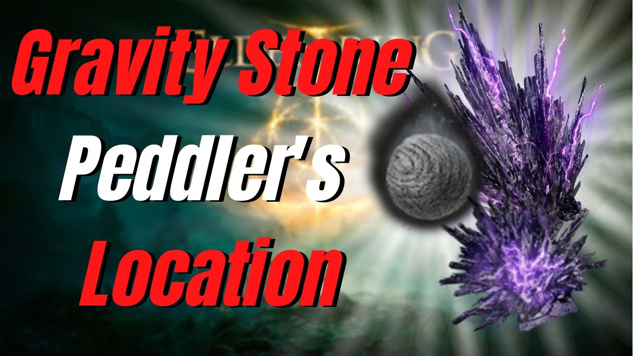 Gravity Stone Peddler's Bell Bearing Location Elden Ring Guide YouTube