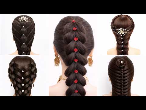 5_Best Different Type Hairstyle - Easy & Attractive New Hairstyle for Girls | Trending Hairstyle