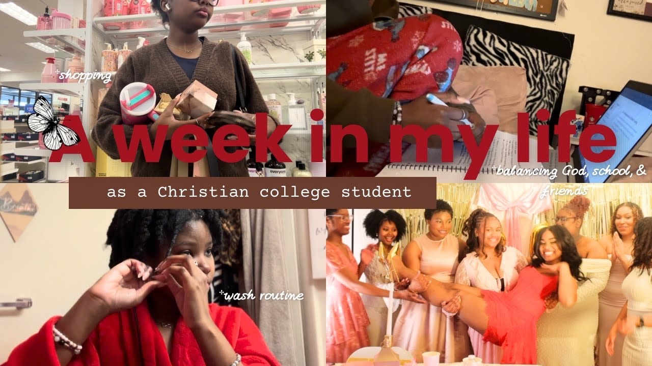 A Week In My Life As a Christian College Student | balancing being a WOG, a friend, and a student