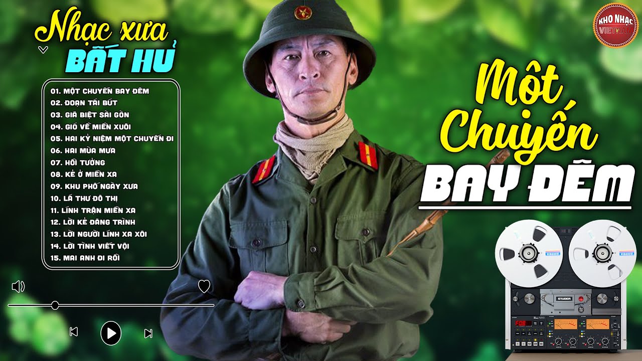 MỘT CHUYẾN BAY ĐÊM ➤ GIỌNG CA DIỄN QUÂN - Mở Nhẹ Nhàng LK Nhạc Lính Xưa 1975 Còn Mãi Với Thời Gian