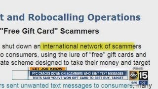 FTC cracks down on scammers who send text messages