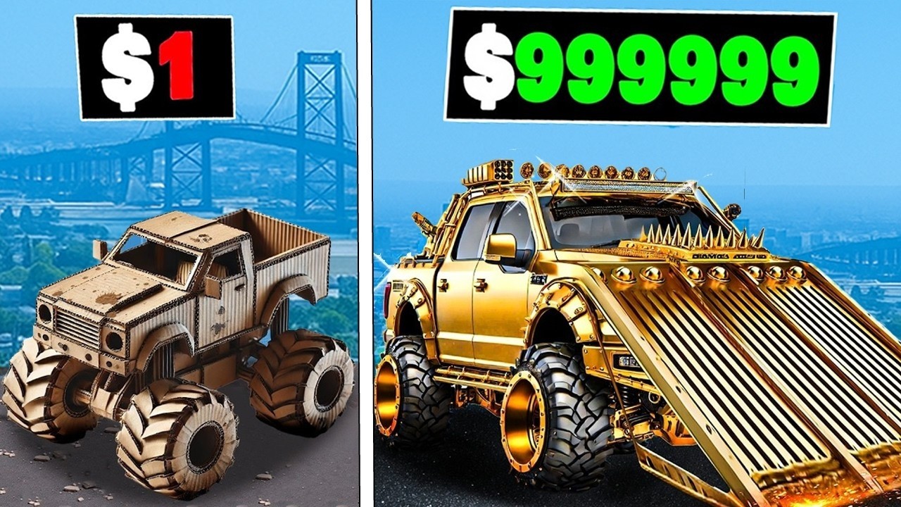 GTA5: $1 to $1,000,000 Ramp car  in GTA 5!