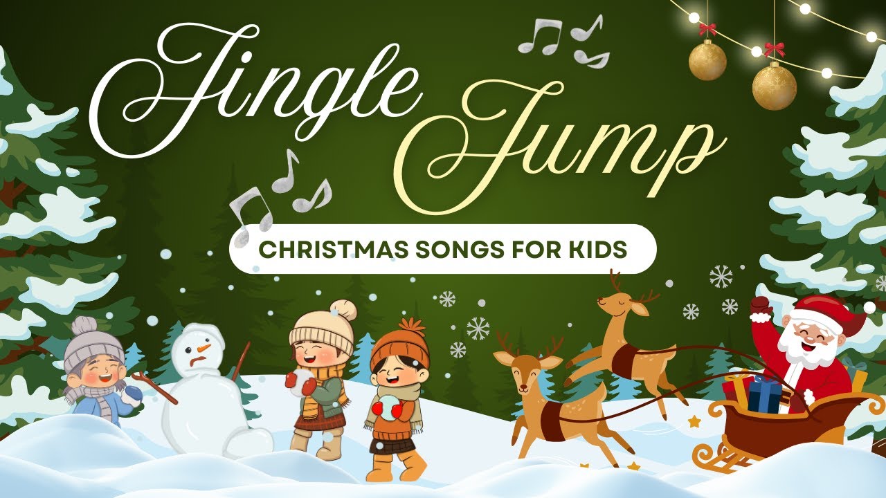 Jingle Jump! 🎄 | Christmas Dance Song for Kids | Fun English Action ...