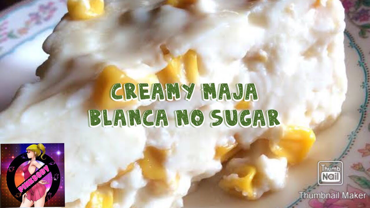 Maja Blanca with Nestle Cream | Creamy with No sugar added | PinkBody