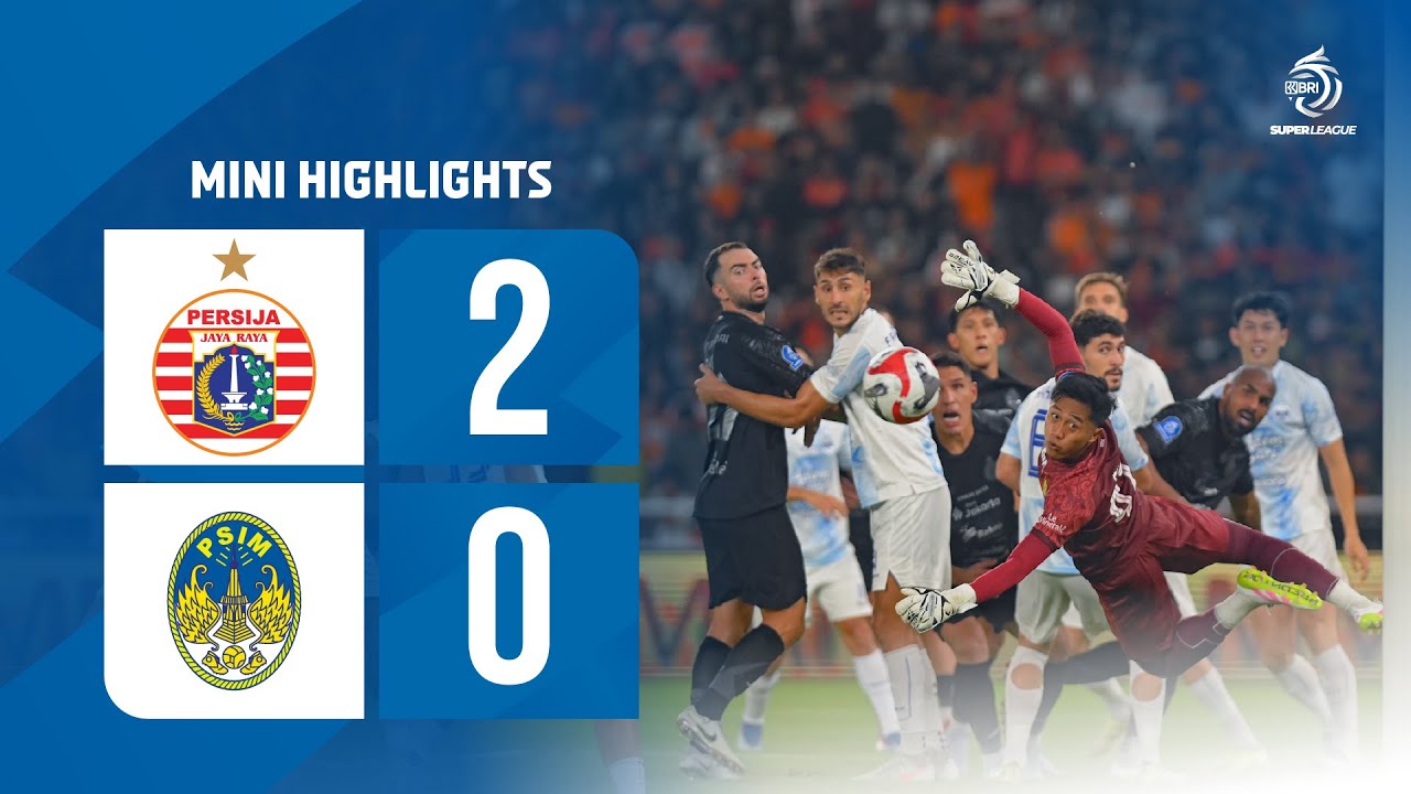 Mini Highlight BRI Super League | PERSIJA Jakarta vs PSIM Jogjakarta | Week 14