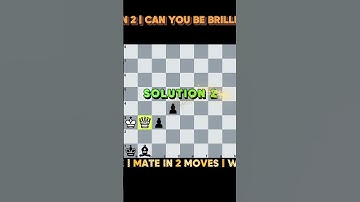 🤯 “Deadly Puzzle! White to Move — Mate in 2”  #chessgame #trending #shortvideo