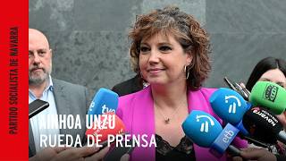 Ainhoa Unzu | Declaraciones tras reunión con grupos de gobierno