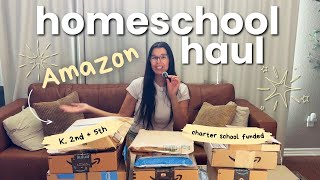 HUGE Homeschool Amazon Haul 2026 | What I Bought With Our Charter School Funds 👀