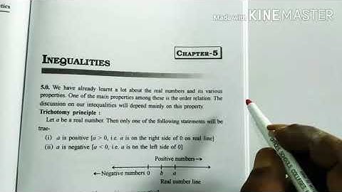 Class 9 adv maths chapter 5 Inequalities
