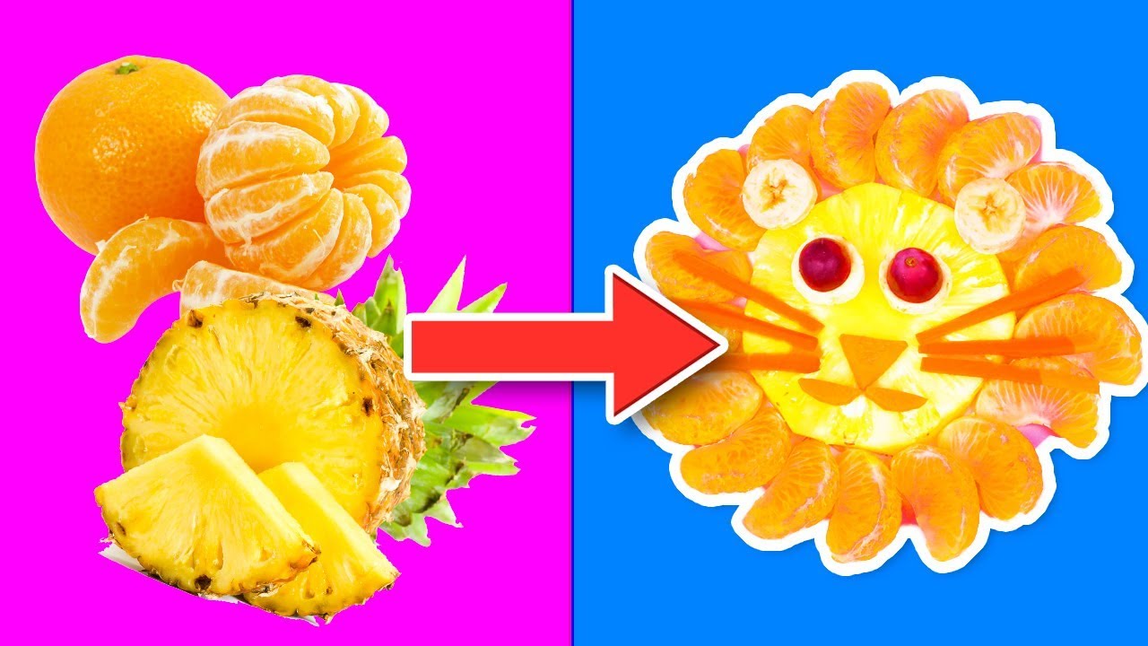 DIY 🍇🍉🍌ANIMALS MADE OUT of YOUR FAVORITE FRUITS! 🍏🥝Crafts & Decor