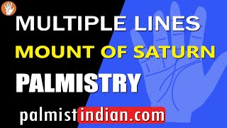 Player Profile Two or more Lines on the Mount of Saturn in Palmistry | Learn Hasthrekha #palmistrymanish