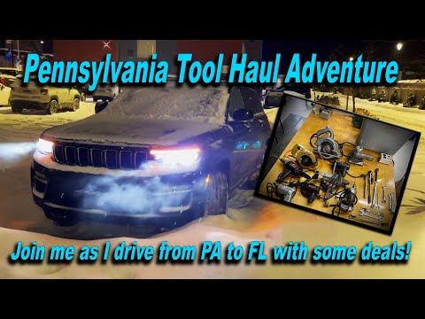 Snowy Pennsylvania Tool Haul Adventure