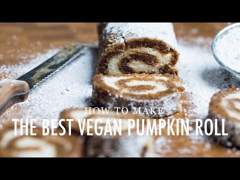 How to Make a Vegan Pumpkin Roll