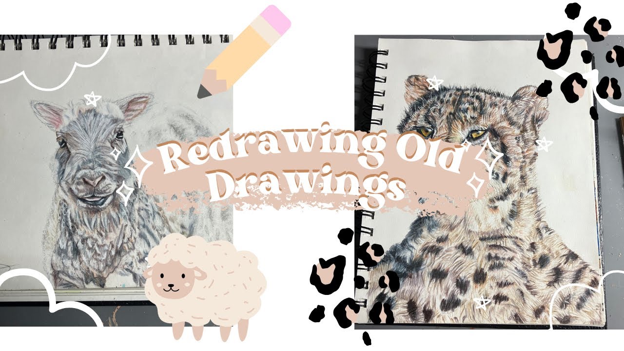 Redrawing My Old Drawings - YouTube