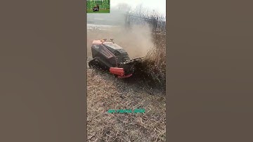 factory direct sales low price buy online remote control track-mounted tool transporter #flailmower