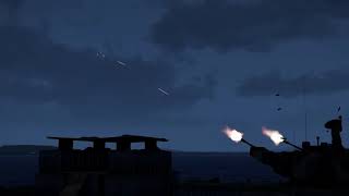 ArmA 3   A 10 Warthog vs Anti Air Tank   Missiles and Tracers firing screenshot 4