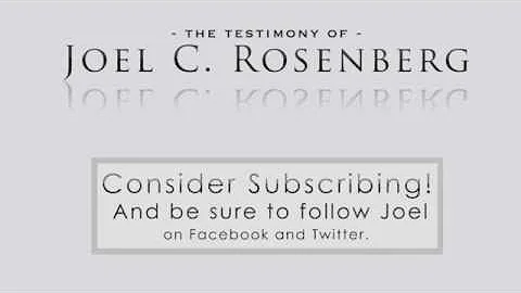 Joel C. Rosenberg's Testimony (Part 2)