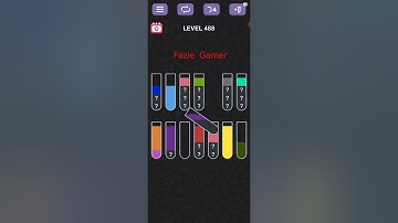 Water Sort Puzzle Sort Color Level 488