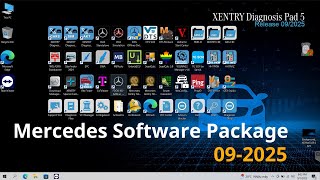 Mercedes Diagnostic Software Package (09-2025) | Xentry VCI V6 | MBSTAR SDCONNECT | J2534 PassThru