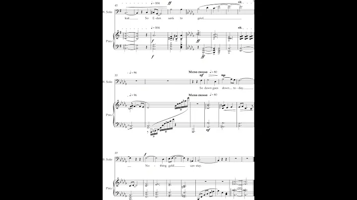 Nothing Gold Can Stay - Maxwell Nelson